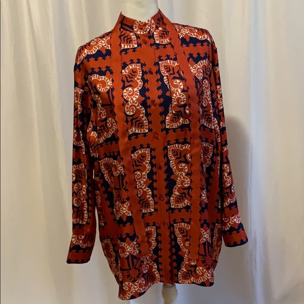 100% silk Valentino shirt/dress - Picture 10 of 16